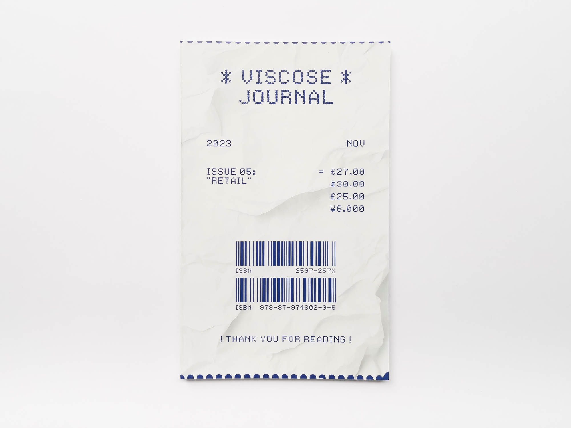 Viscose issue 5, 'RETAIL'